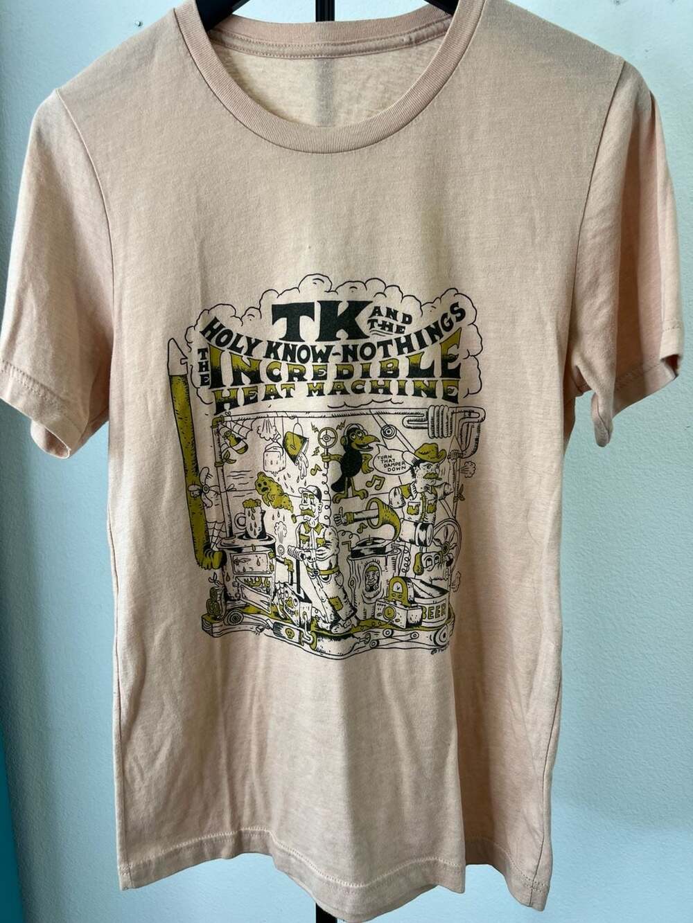 TK and the Holy Know-Nothings 'The Incredible Heat Machine' Band Graphic T-Shirt